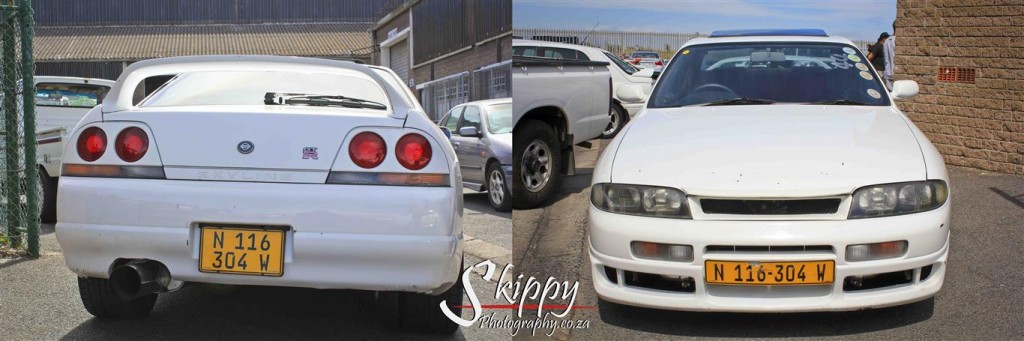 nissan skyline r33 white