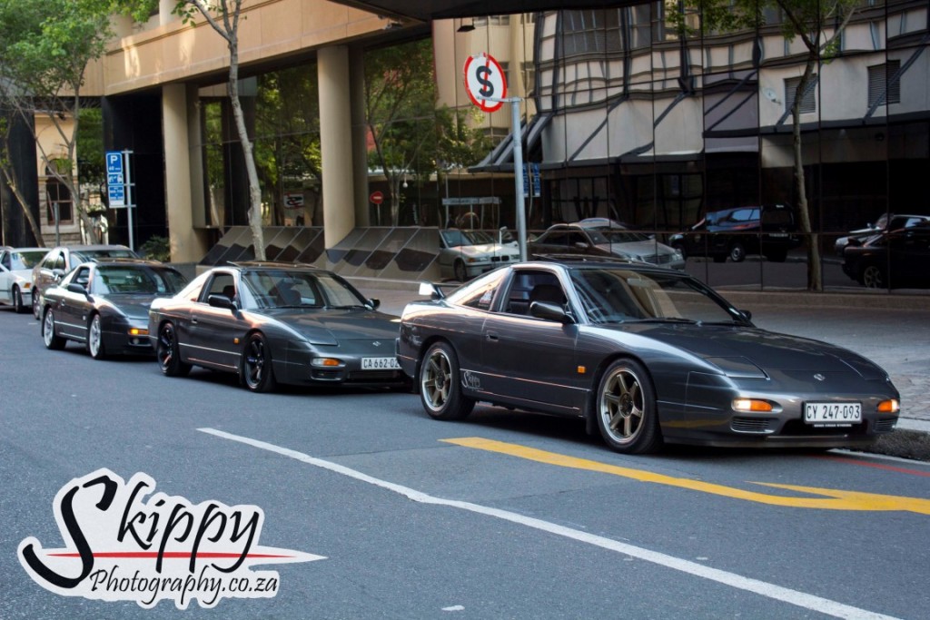 Nissan S13 Triplets - Rocking various Volk Ray TE37 wheels (Gold, Black, White). nissan 200sx grey kouki te37 rays (11) (Medium)